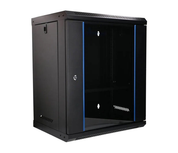 ExtraLink Lite 12U 530x400 Czarna wisząca - 1484055 - zdjęcie 2